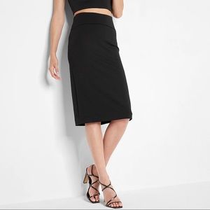 Express High Waisted Nylon Pencil Skirt